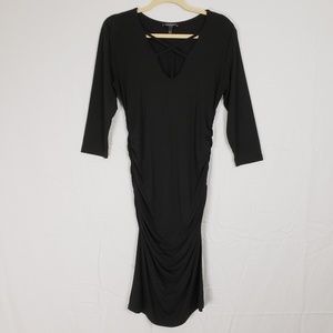 Isabella Oliver Midi Maternity Dress